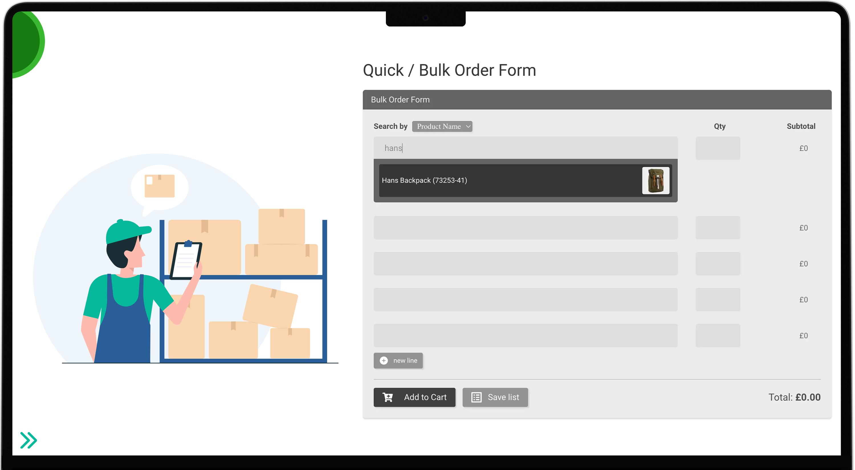 Wholesale/Bulk Order Form